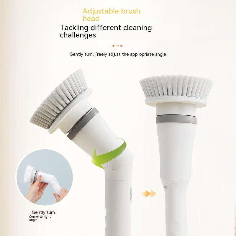 Homarae Electric Scrubber Brush – Long Handle Telescopic Cleaning Brush for Walls, Bathroom & Floor