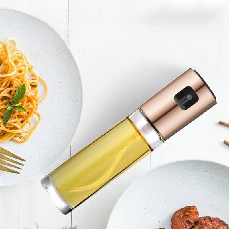 BBQ Oil Sprayer Bottle – Glass Oil & Vinegar Pump Spray for Air Fryer, Cooking & Grilling (100ml)