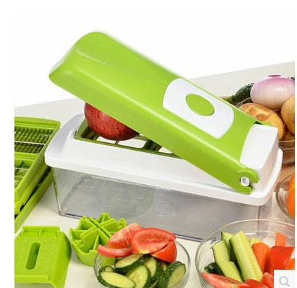 12-in-1 Vegetable Chopper & Slicer – Multifunction Food Dicer for Onion, Garlic, Veggies & Meal Prep