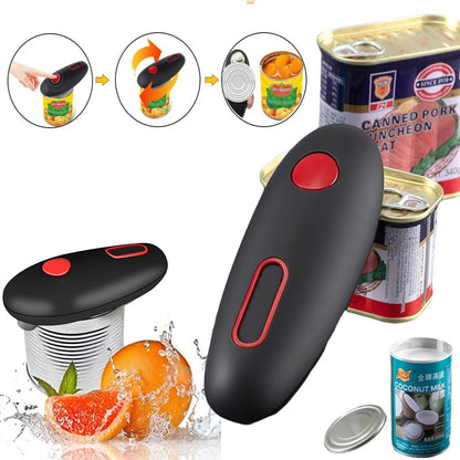 Homarae Electric Can Opener – One Touch Automatic Hands-Free Opener for Kitchen