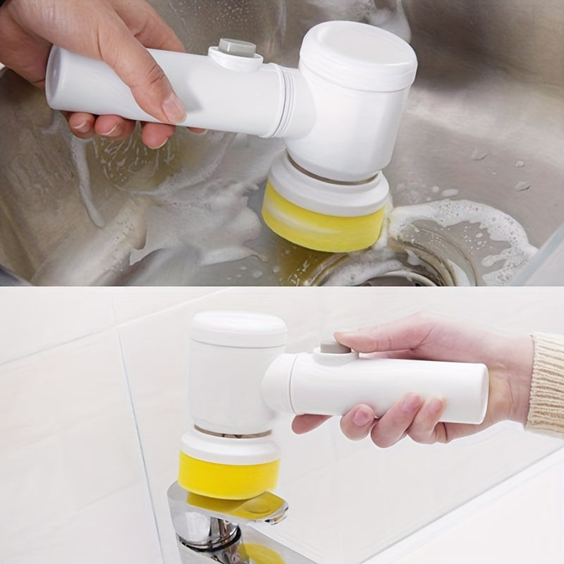 Electric Spin Cleaning Brush – USB Rechargeable Handheld Power Scrubber for Bathroom & Kitchen