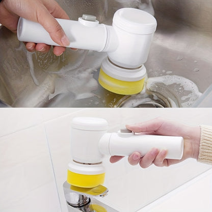 Homarae Electric Spin Cleaning Brush – USB Rechargeable Power Scrubber for Bathroom & Kitchen