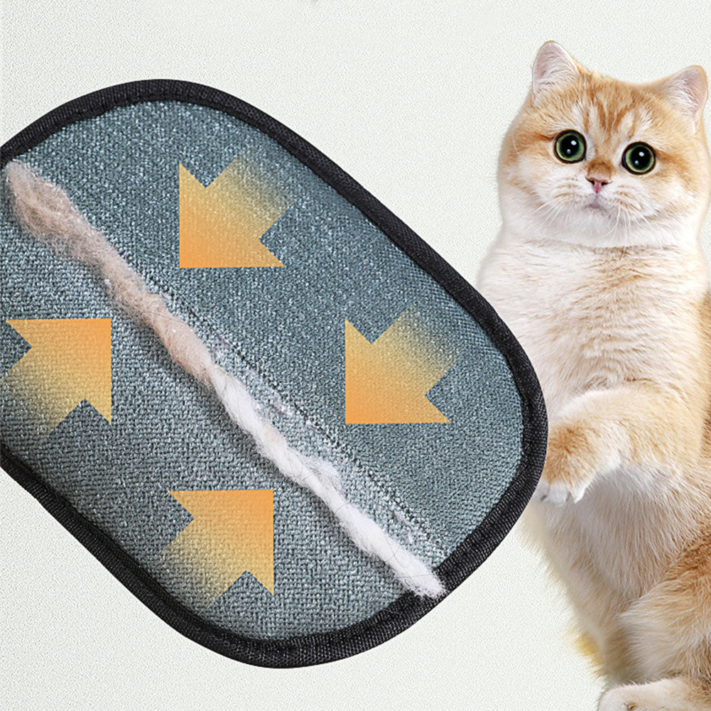 Pet Hair Remover Gloves – Deshedding Grooming Mitt for Dogs & Cats | Gentle Hair Removal & Massage Brush
