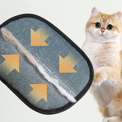 Homarae Pet Hair Remover Gloves – Deshedding Grooming Mitt for Dogs & Cats | Gentle Massage Brush