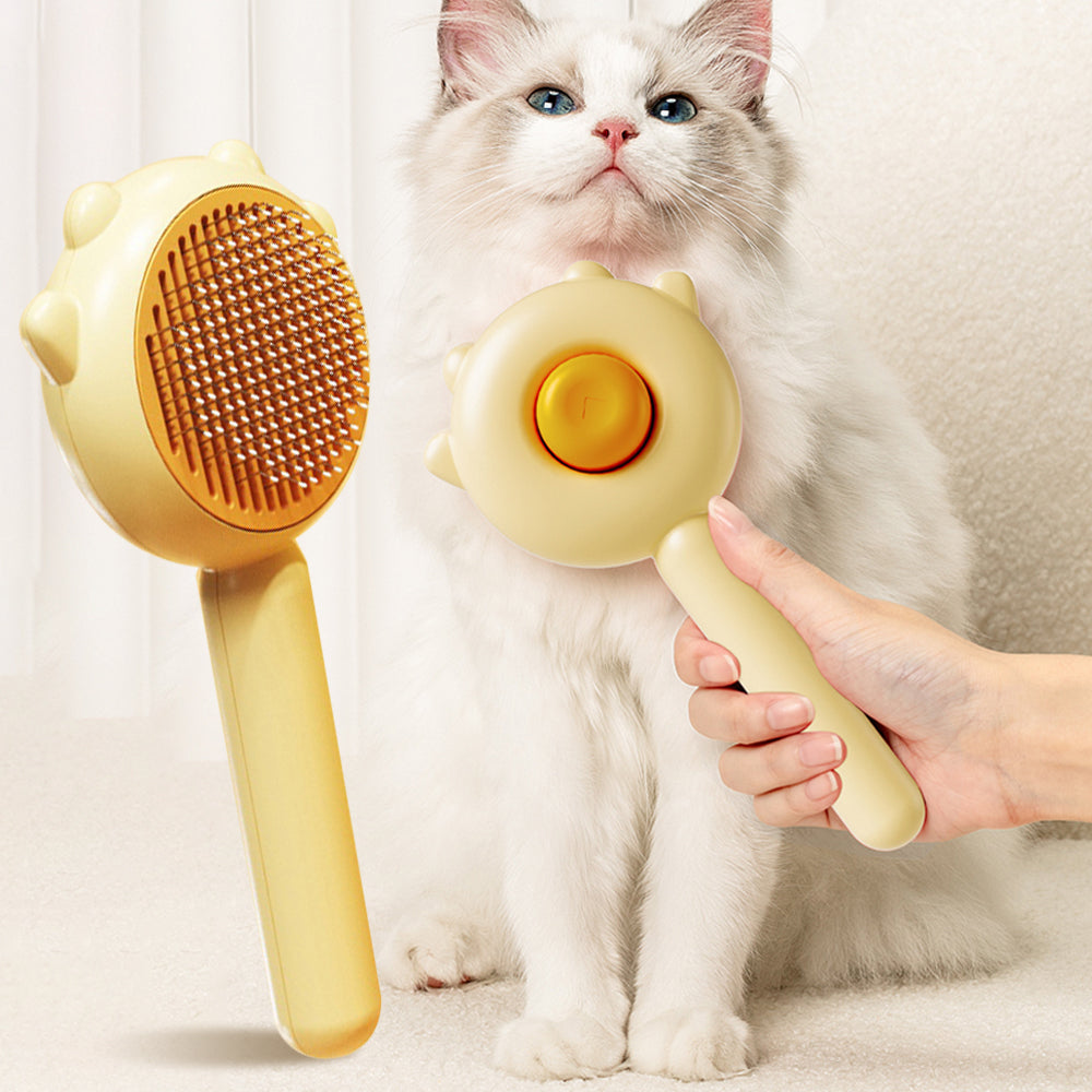 Cat & Dog Massage Comb – Pet Hair Removal Brush for Grooming, Shedding Control & Skin Massage