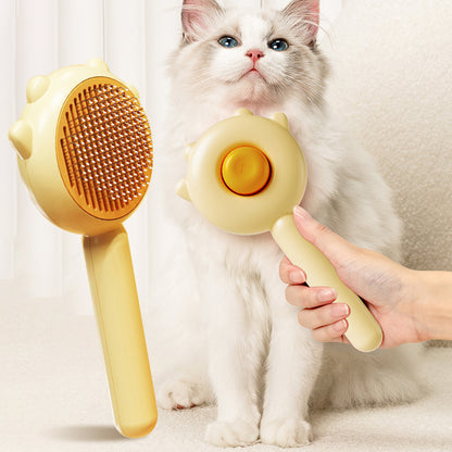 Homarae Cat & Dog Massage Comb – Pet Hair Removal Brush for Grooming & Shedding Control
