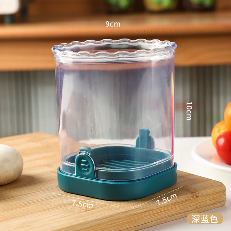 Fruit Slicer Cup – Stainless Steel Strawberry, Banana, Kiwi & Egg Cutter Kitchen Tool