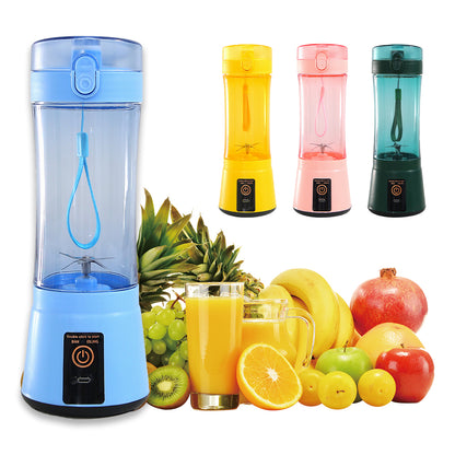 Homarae Portable Electric Smoothie Blender – USB Rechargeable Mini Juicer for Home & Travel