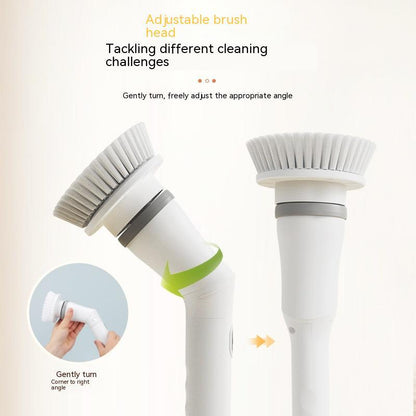 Homarae Electric Scrubber Brush – Long Handle Telescopic Cleaning Brush for Walls, Bathroom & Floor