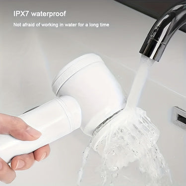 Electric Spin Cleaning Brush – USB Rechargeable Handheld Power Scrubber for Bathroom & Kitchen