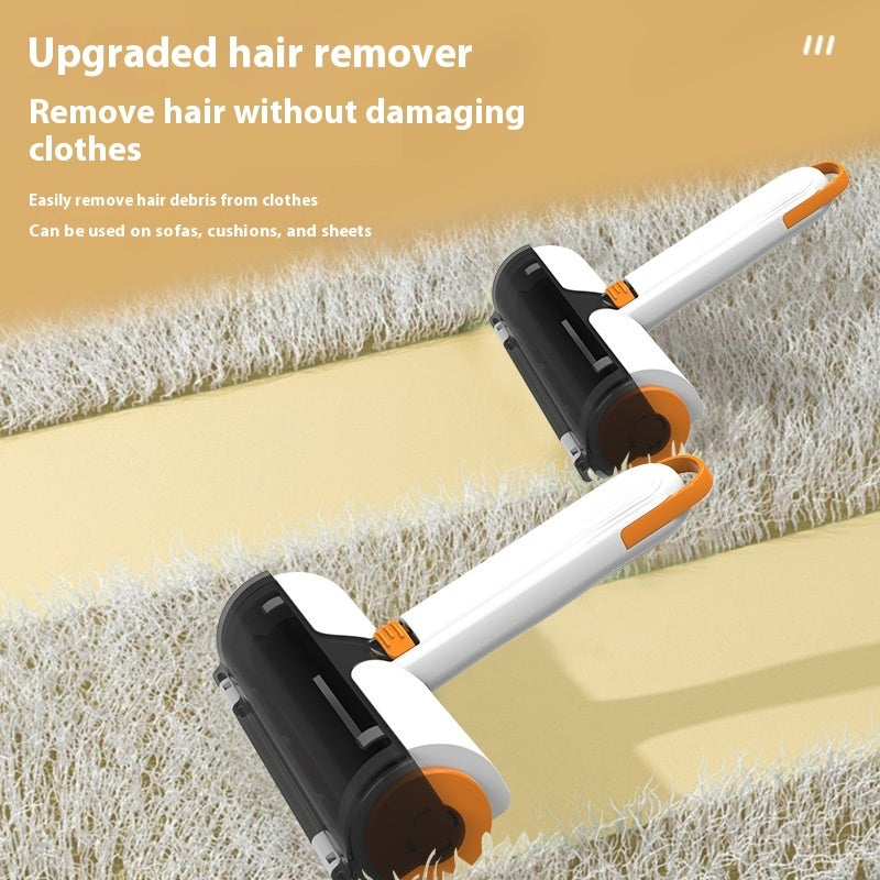 Pet Hair Remover Roller - Reusable Lint Brush for Clothes, Furniture, Couch & Car (2-in-1 Portable Cleaner)