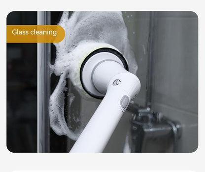 Homarae Electric Scrubber Brush – Long Handle Telescopic Cleaning Brush for Walls, Bathroom & Floor