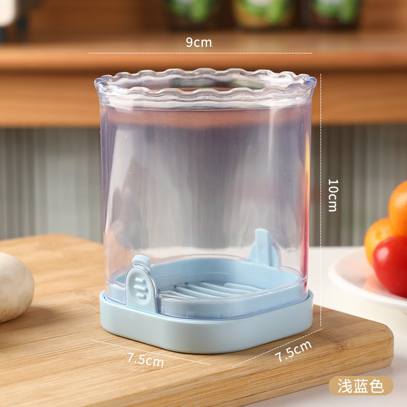 Fruit Slicer Cup – Stainless Steel Strawberry, Banana, Kiwi & Egg Cutter Kitchen Tool