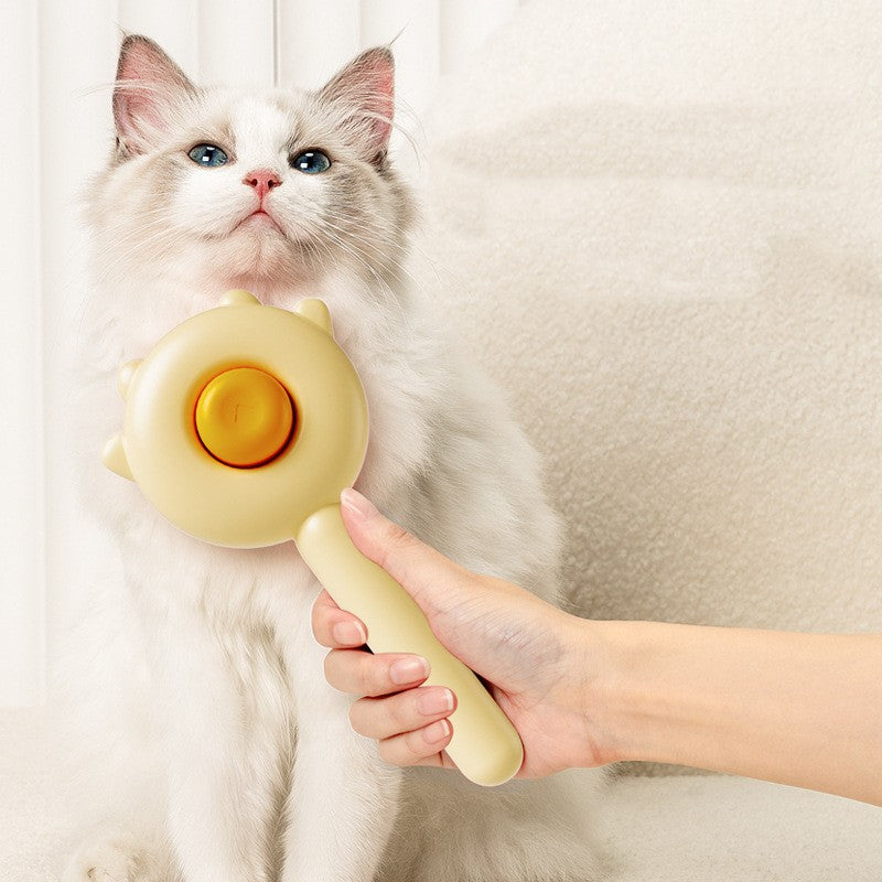 Cat & Dog Massage Comb – Pet Hair Removal Brush for Grooming, Shedding Control & Skin Massage