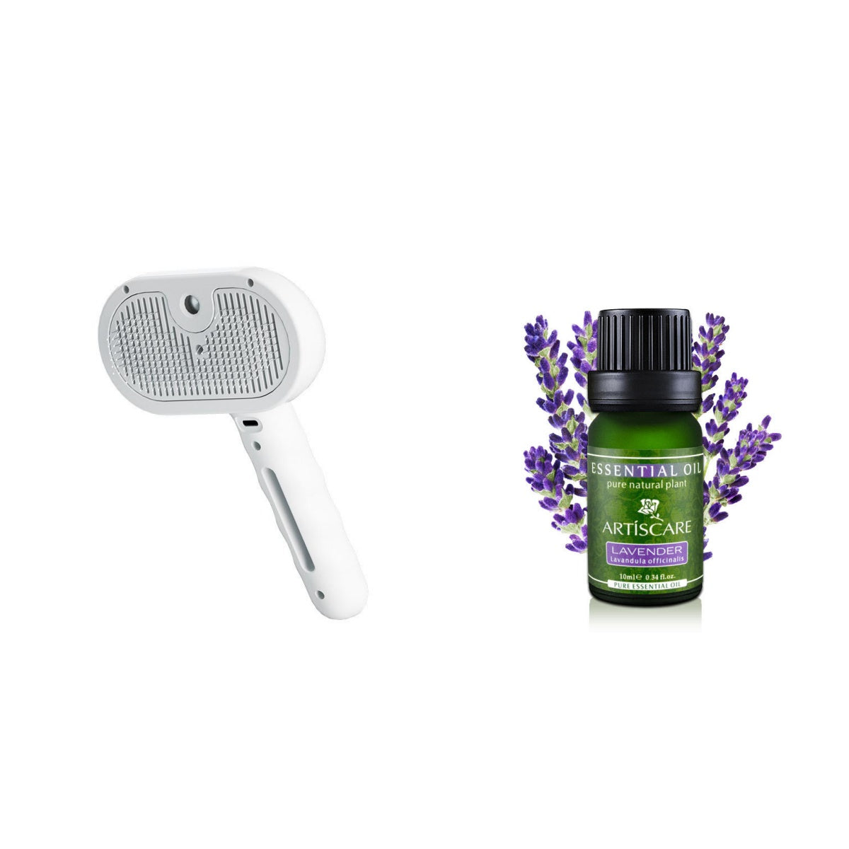 Pet Spray Grooming Comb – Hair Removal & Dematting Brush with Water Mist for Dogs & Cats