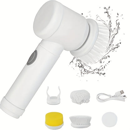Homarae Electric Spin Cleaning Brush – USB Rechargeable Power Scrubber for Bathroom & Kitchen