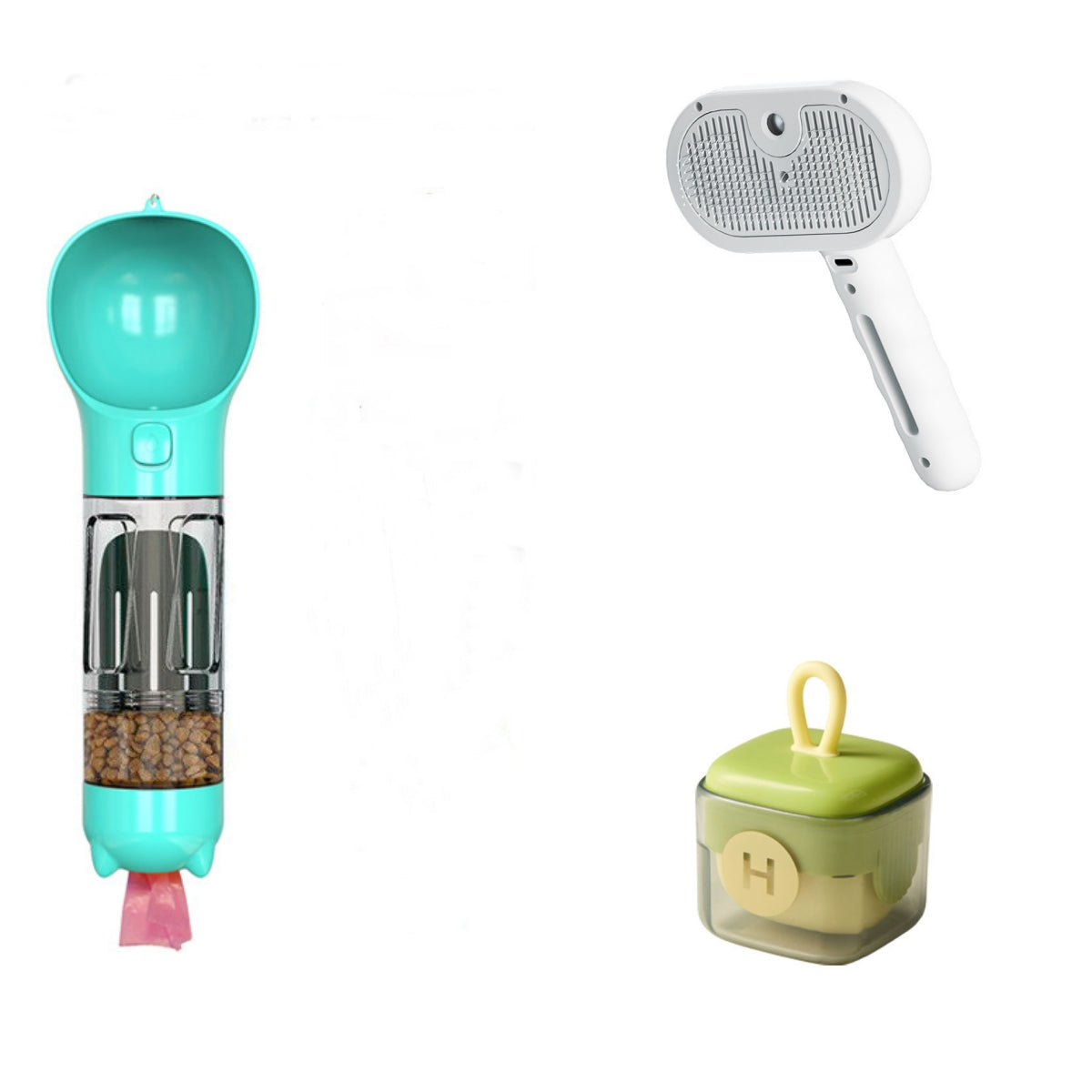 Pet Spray Grooming Comb – Hair Removal & Dematting Brush with Water Mist for Dogs & Cats