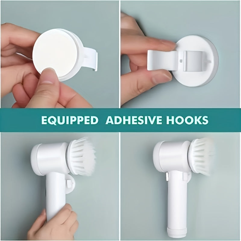 Electric Spin Cleaning Brush – USB Rechargeable Handheld Power Scrubber for Bathroom & Kitchen