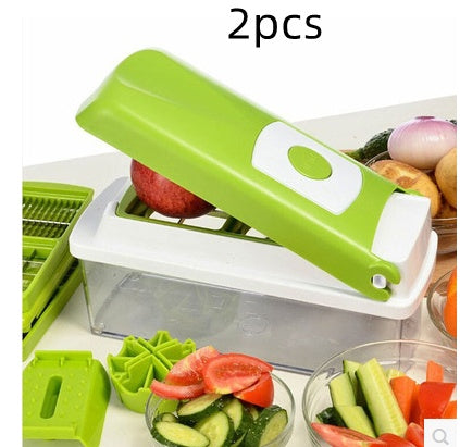 12-in-1 Vegetable Chopper & Slicer – Multifunction Food Dicer for Onion, Garlic, Veggies & Meal Prep